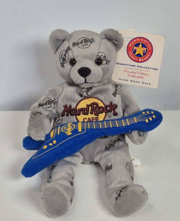 Hard Rock Cafe’ Herrington Teddy Bears Hard Rock New York 2007