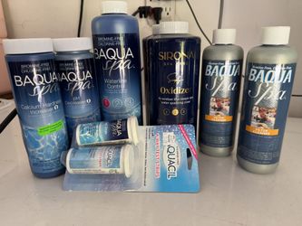 Baqua/Sirona Hot Tub Chemicals And Test Strips