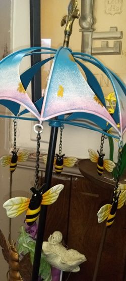 New 4ft Spinning Yellow Jacket Umbrella Dome Top Very Detailed High Quality Masterpiece 