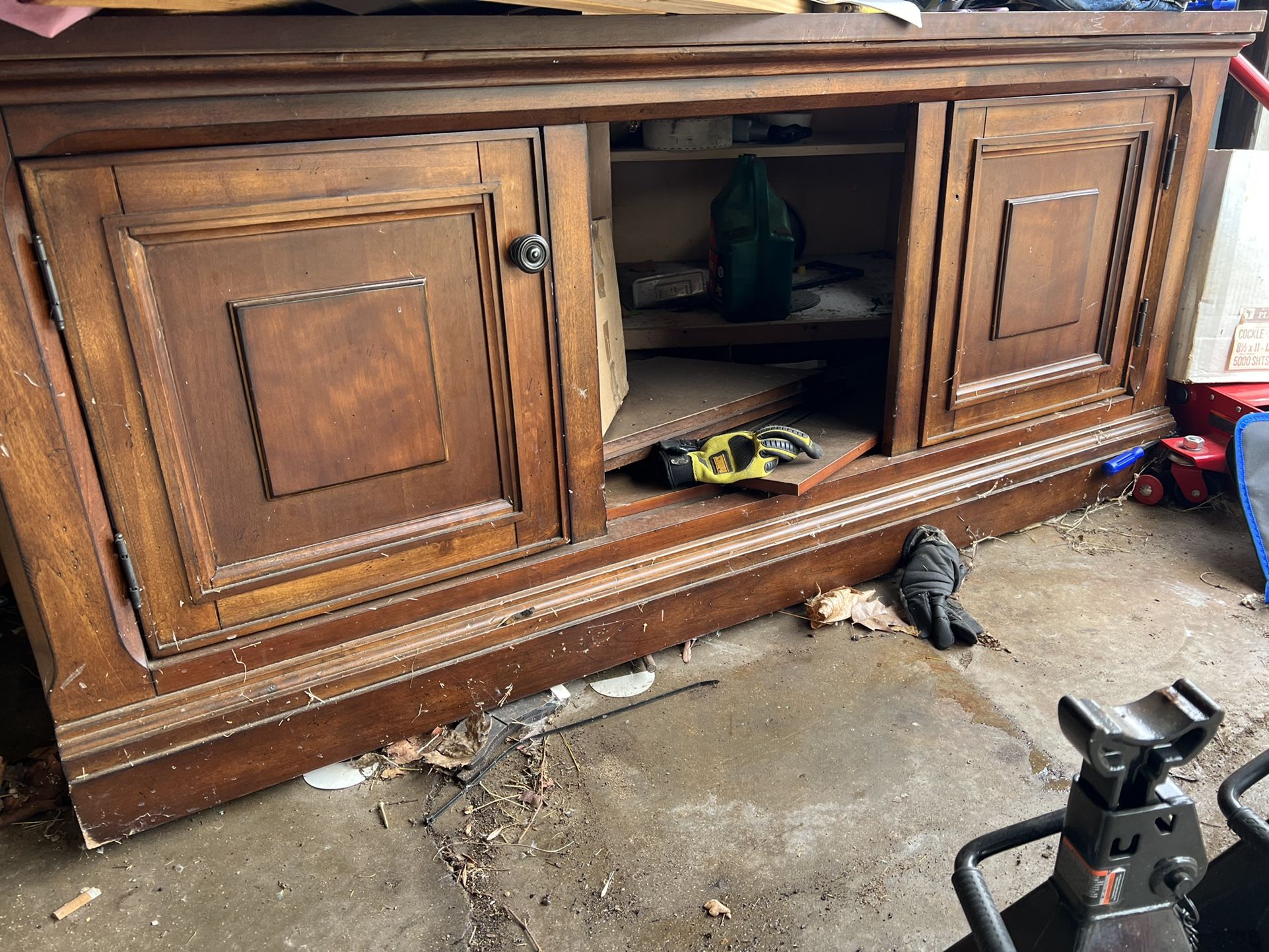 Wood Entertainment Center