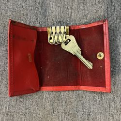 Vintage Princess Gardener Key Holder Small Red