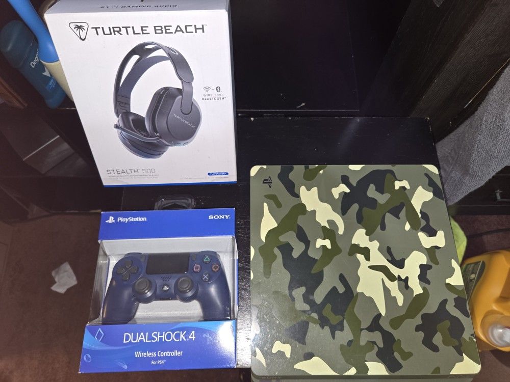Ps4 Slim 1tb W/headset&controller
