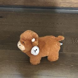 Mini Highland cow stuffie
