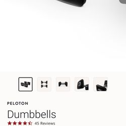 Peloton 30lb Dumbbells 