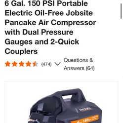 Air Compressor & Nail Gun