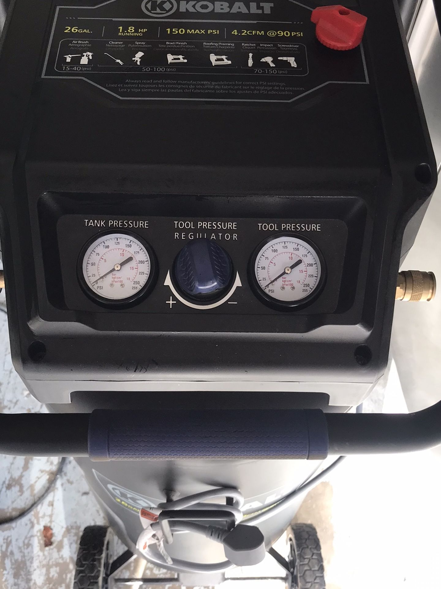 Air Compressor Kobalt New