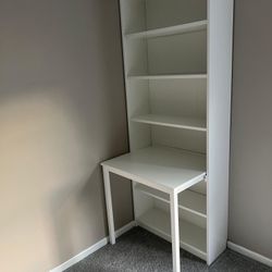 Ikea Bookshelf with a table
