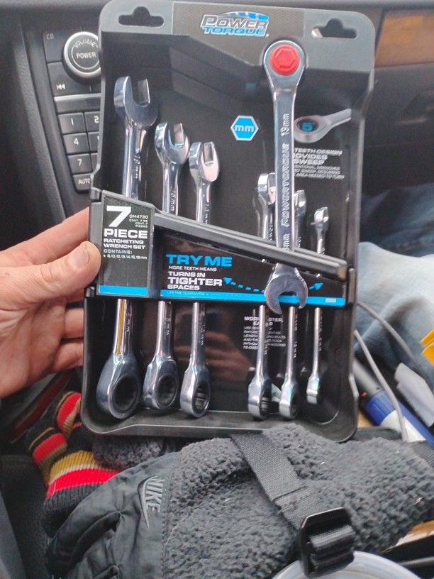 7 Pc Ratchet Wrench Set MM