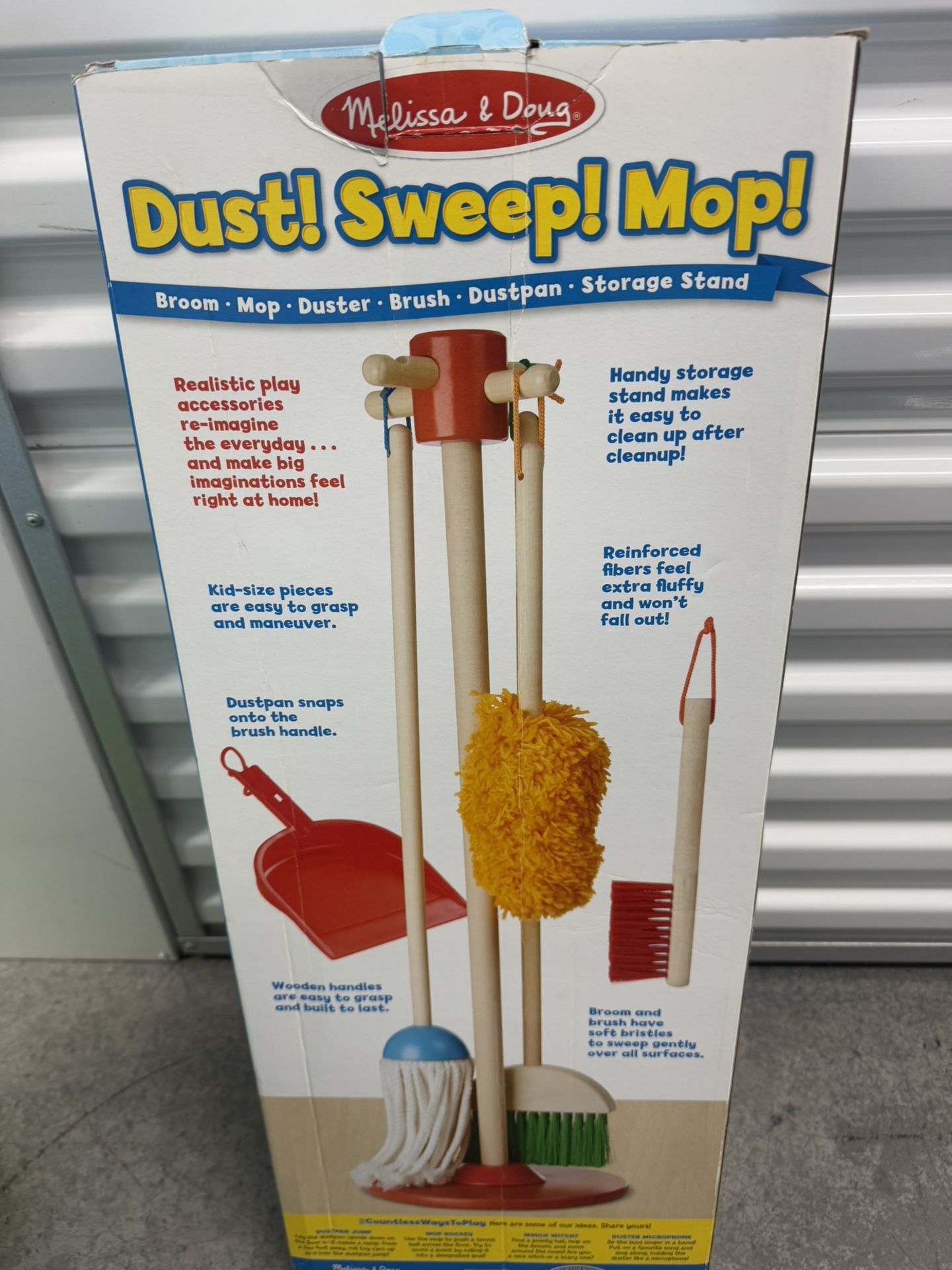 Melissa And Doug Toddler Sweep, Mop & Dust set