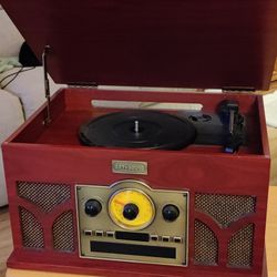 Innovative Technology VTA-200B Turntable Mahogany Record Vinyl  Player 