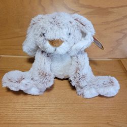 Burrow Bunny Rabbit Plush Big Feet Fluffy Stuffed Toy Animal Soft 10" Melissa and Doug
