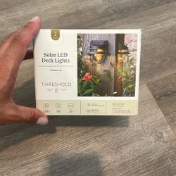 Solar LED Deck lights 