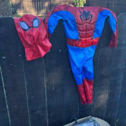 Spiderman Custome 3-4T $10