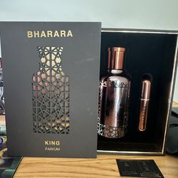 Bharara King Pure Parfum 3.4 oz Parfum Spray + Travel Atomizer