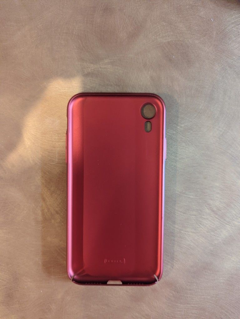 iPhone X Red Phone Case