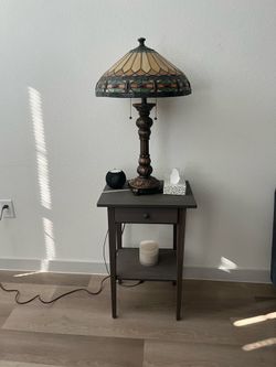 Lamp and table