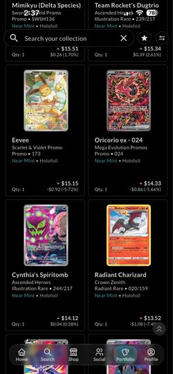 Pokemon card lot 2nd half