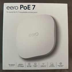 Eero POE 7 Tri Band WiFi Mountable (newest Model) 