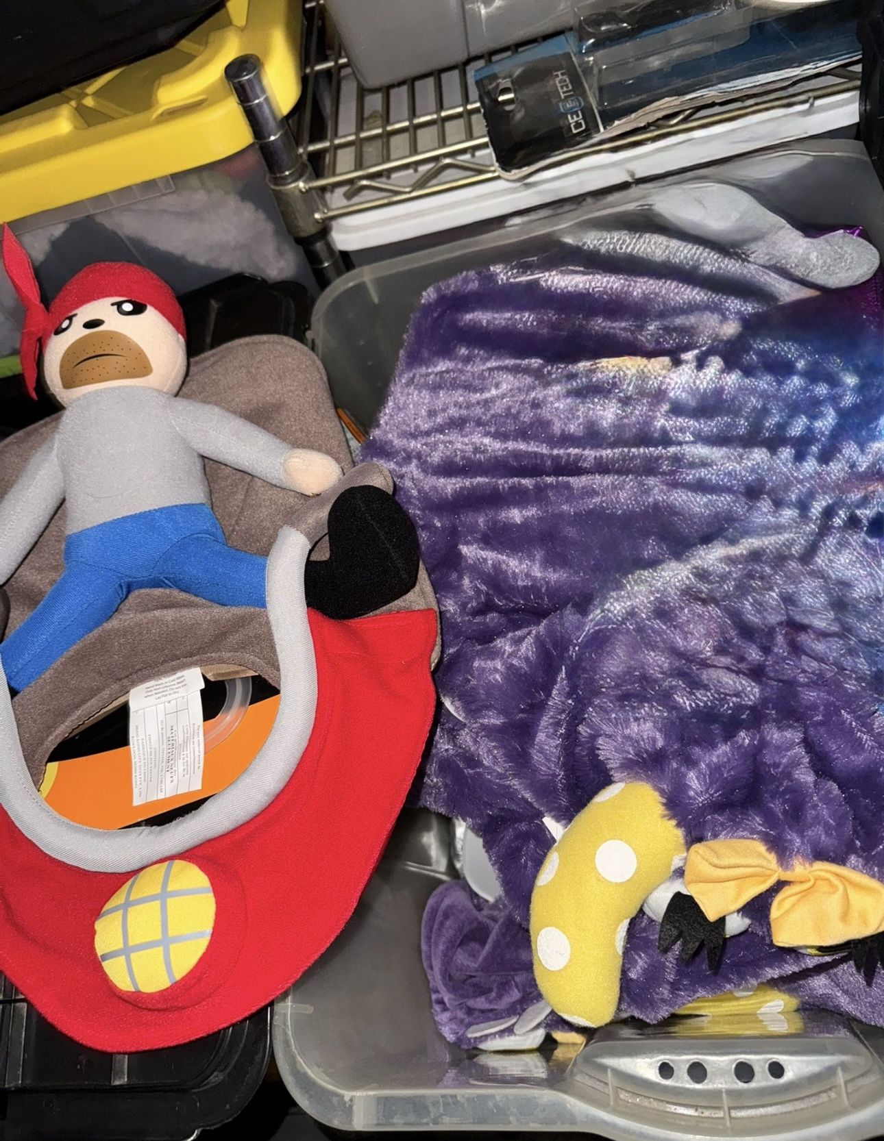 Pirate And Spider Costume For Dog Size L XL & 2XL