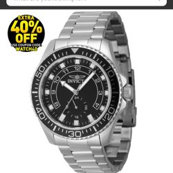 Invicta Pro Diver Quartz Black Dial Men's Watch, model 47125