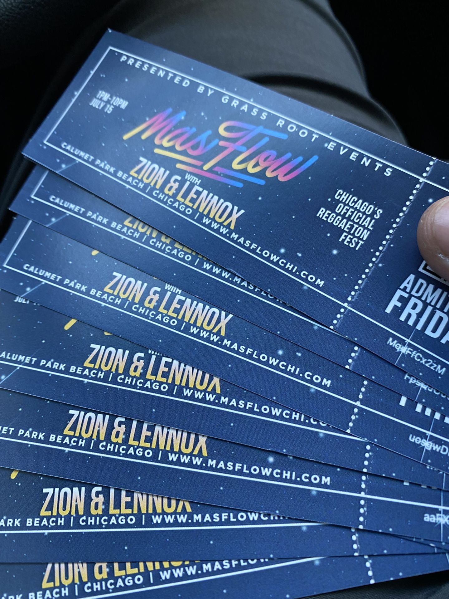 Mas Flow Friday Tickets IN HAND!