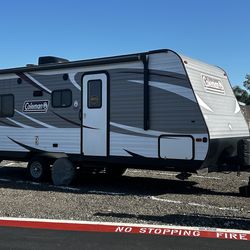 2018 Coleman lantern travel trailer.