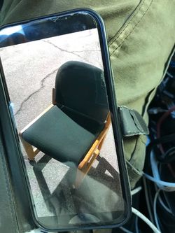 Foldable back chair