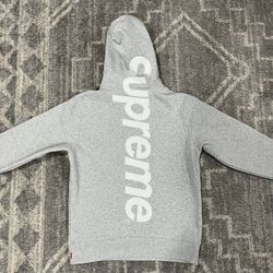 Gray Supreme Hoodie