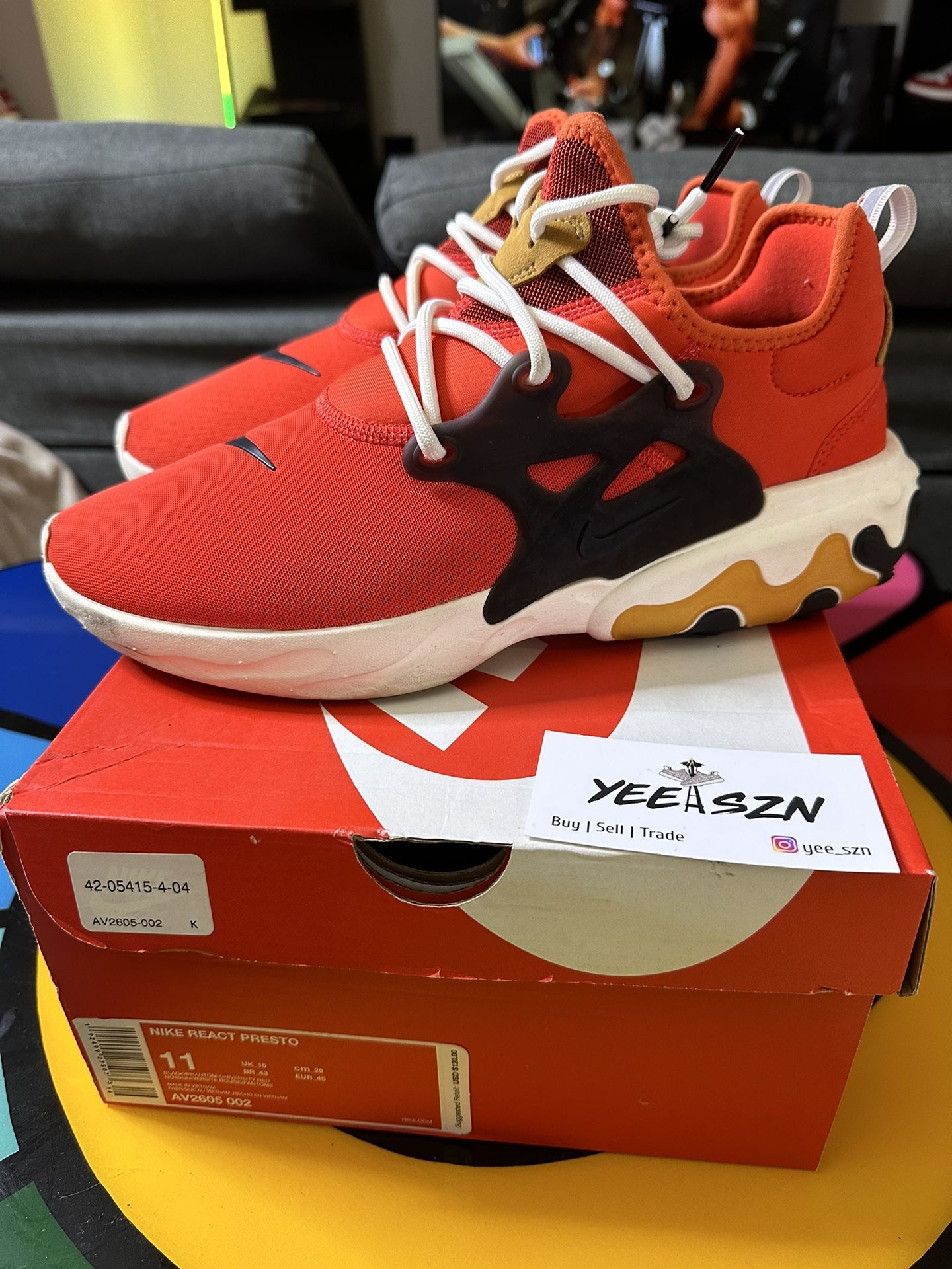 Nike React Presto Size 11 Lightly Used