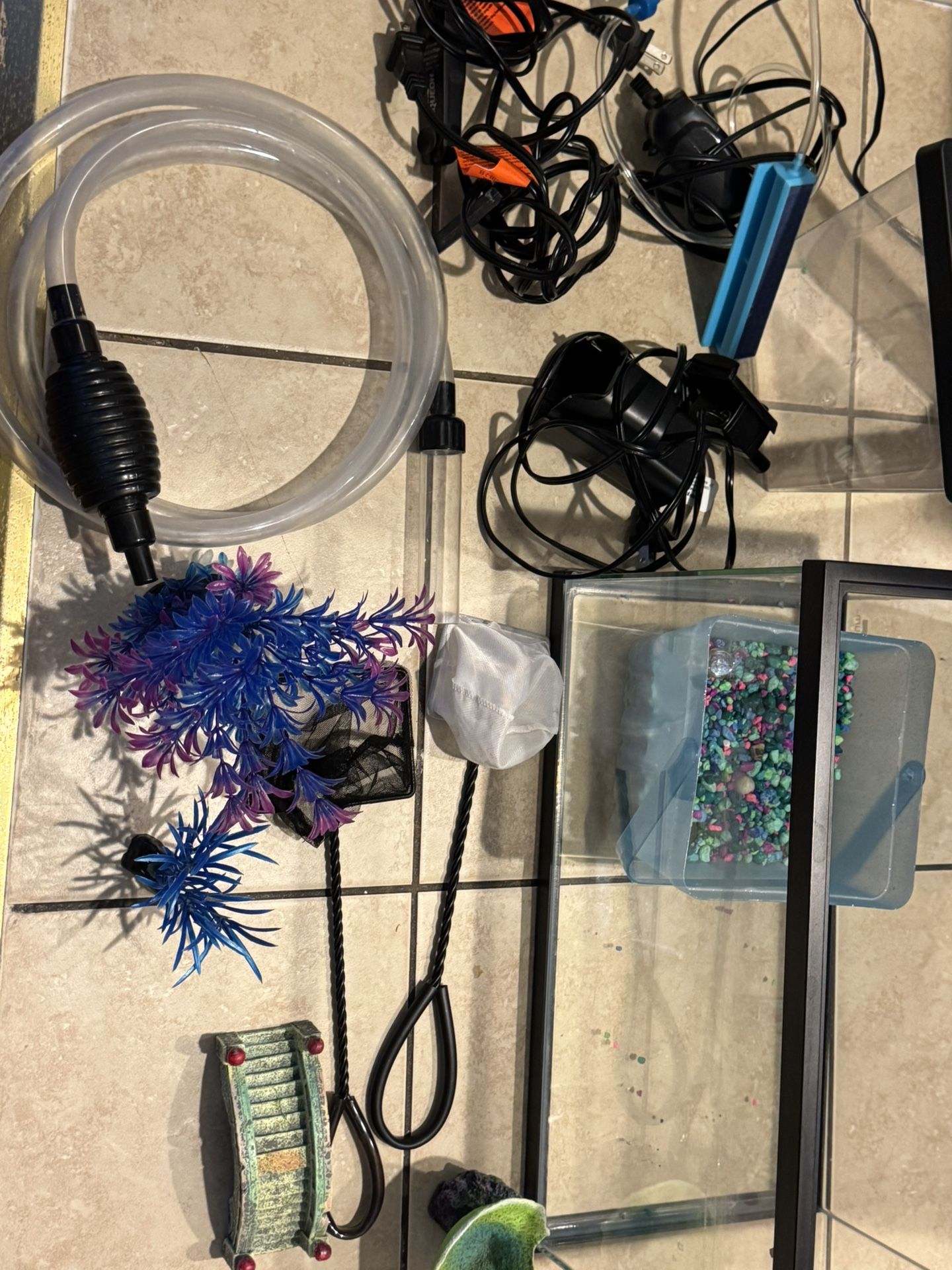 Aquarium With Accessories