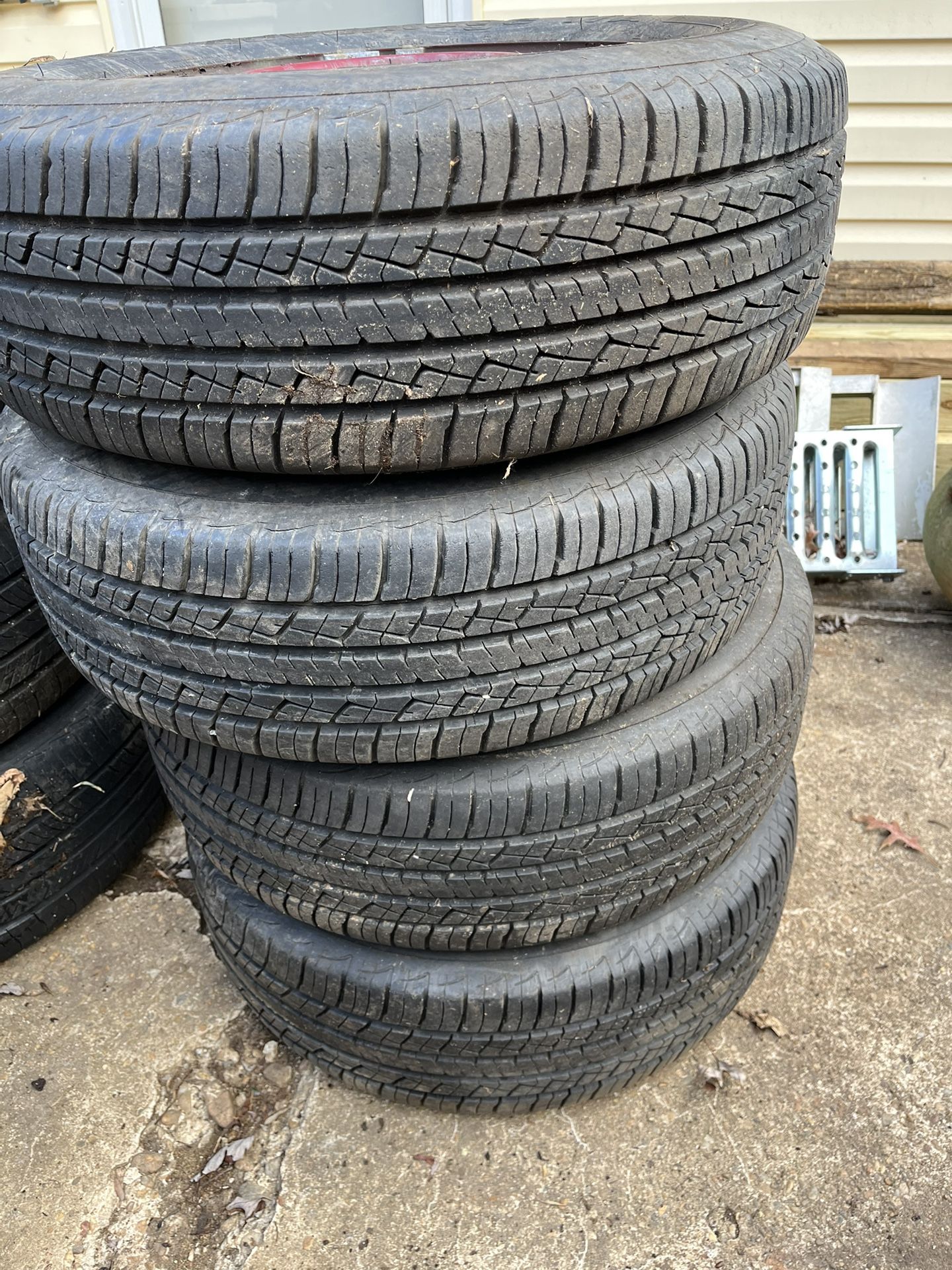 1997 Cadillac 15” Tires On Rims Balanced As Seen