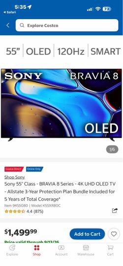 sony 55 inch tv