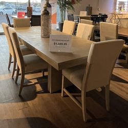 7PC Dining Table Set $39 Down