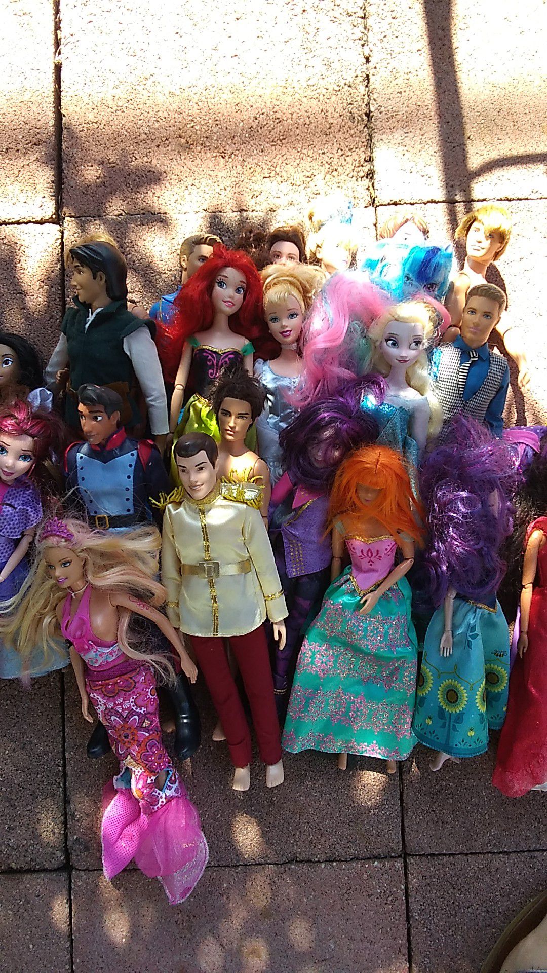 Disney Barbie Doll Lot