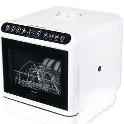 Dishwasher Tabletop dishwasher Portable Small fully automatic dishwasher with four wash modes plus drying and sterilizing modes 