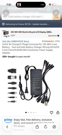 E bike battery charger