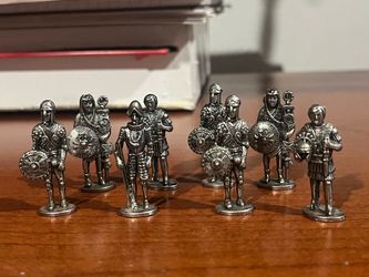 Mid-evil figures grey black color 8