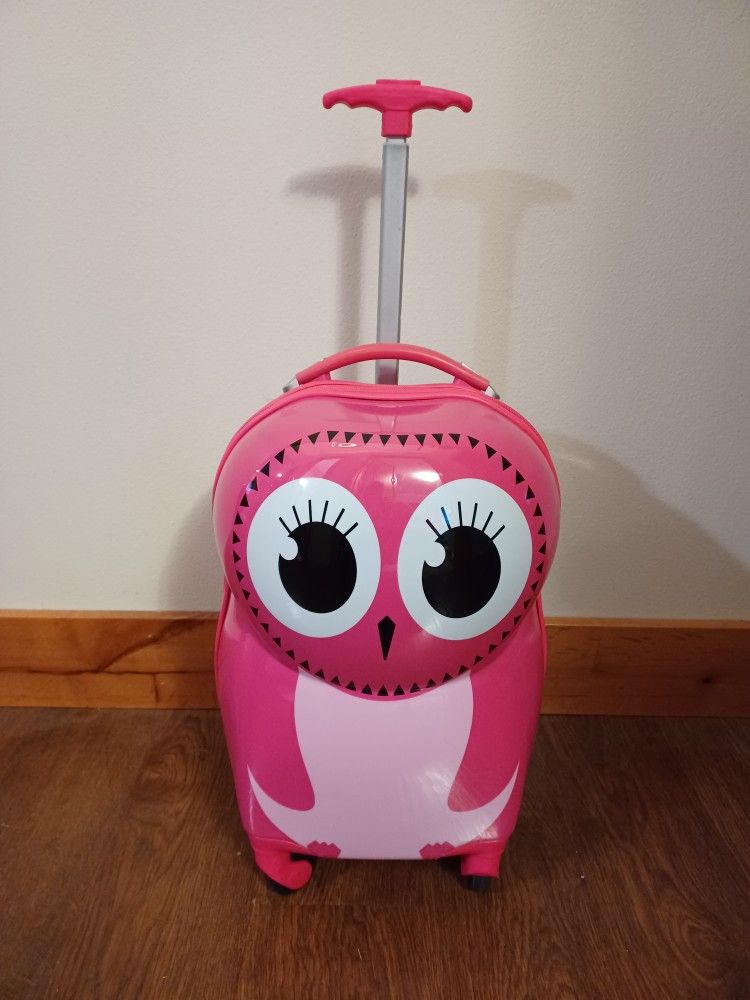 Kids Owl Suitcase 