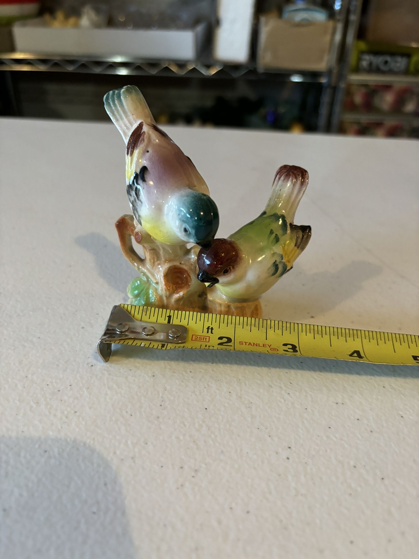 vintage songbird figurine