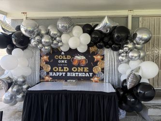 BEERTHDAY PARTY A COLD ONE FOR THE OLD ONE PARTY DECORATION-PARTY