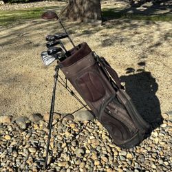 Tour Edge Bazooka jMAX Hybrid Golf Set (Driver+3i-pw+gw+putter+stand bag)