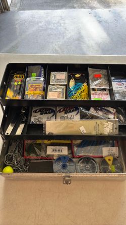 2 tray tackle box loaded