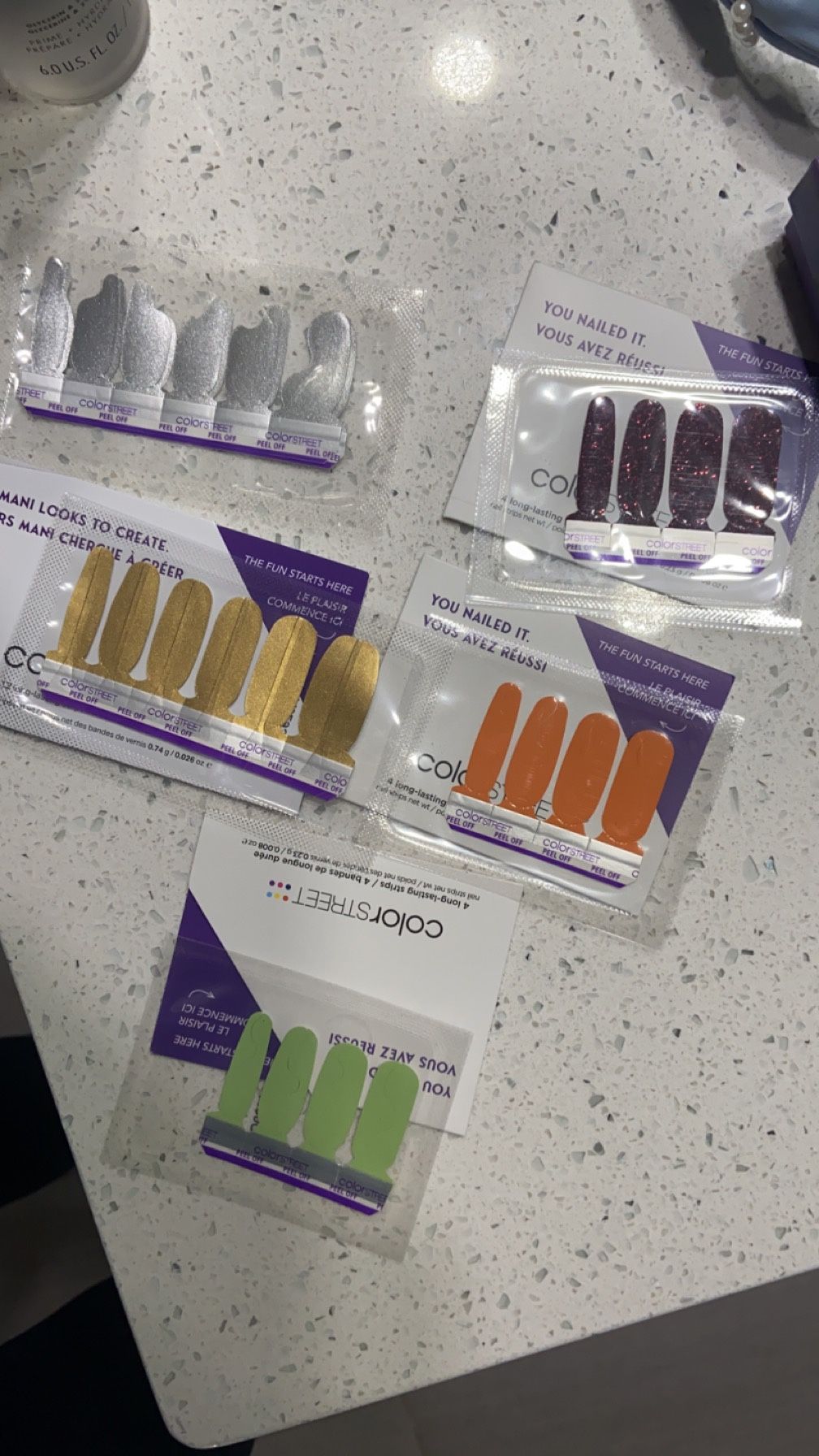 Color Street Unique nail Design Sets