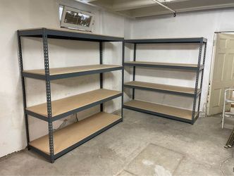 Garage Shelving 4 Tier 72 in W x 24 in D Storage Racks Stronger Than Homedepot Lowes And Costco Delivery Available
