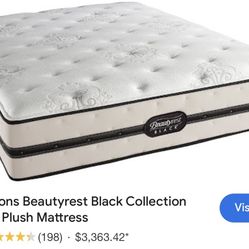 Beautyrest black king mattress and box spring 