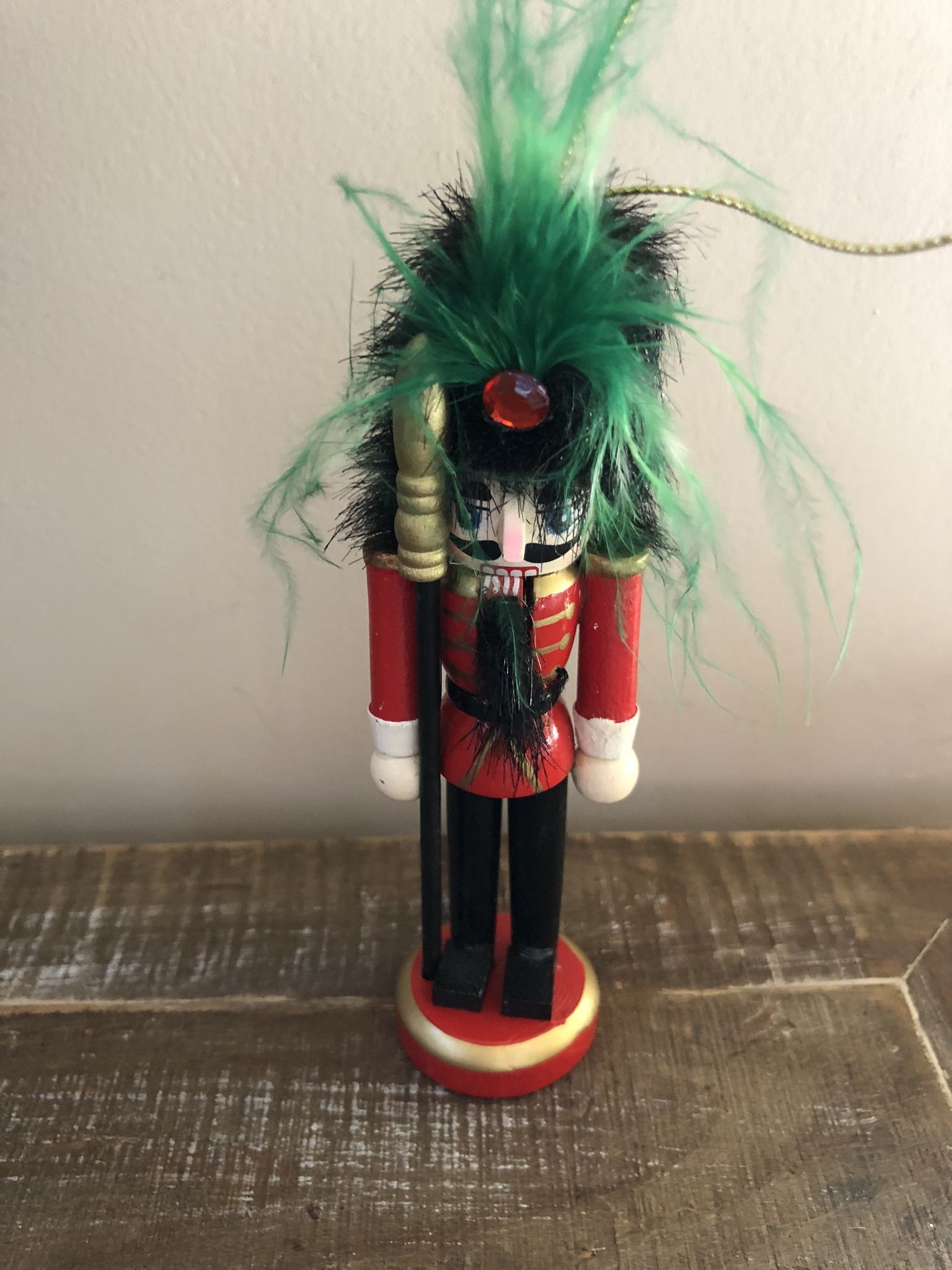 Cute Nutcracker Christmas Ornament. Dimensions In Pics.