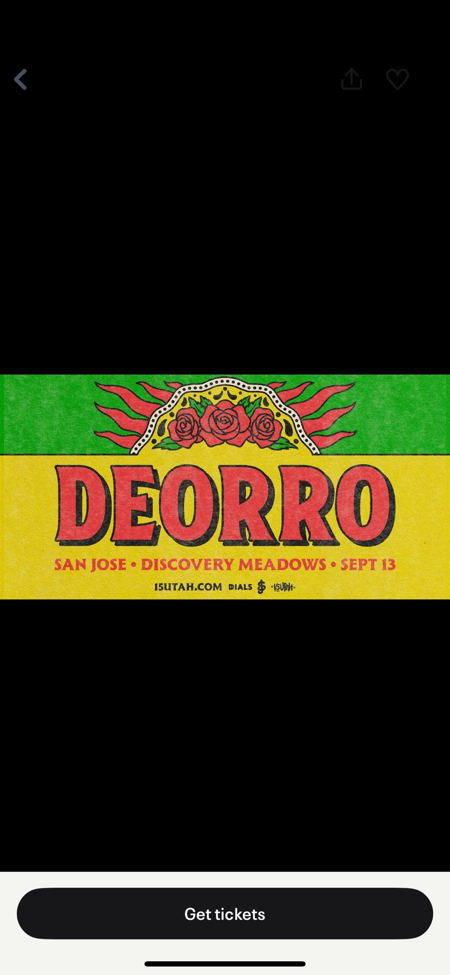 Deorro VIP ticket