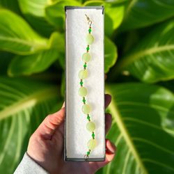 NATURAL GEMSTONE HAND MADE BRACELET 