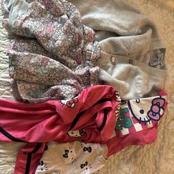 Hello kitty little girls clothes size 6