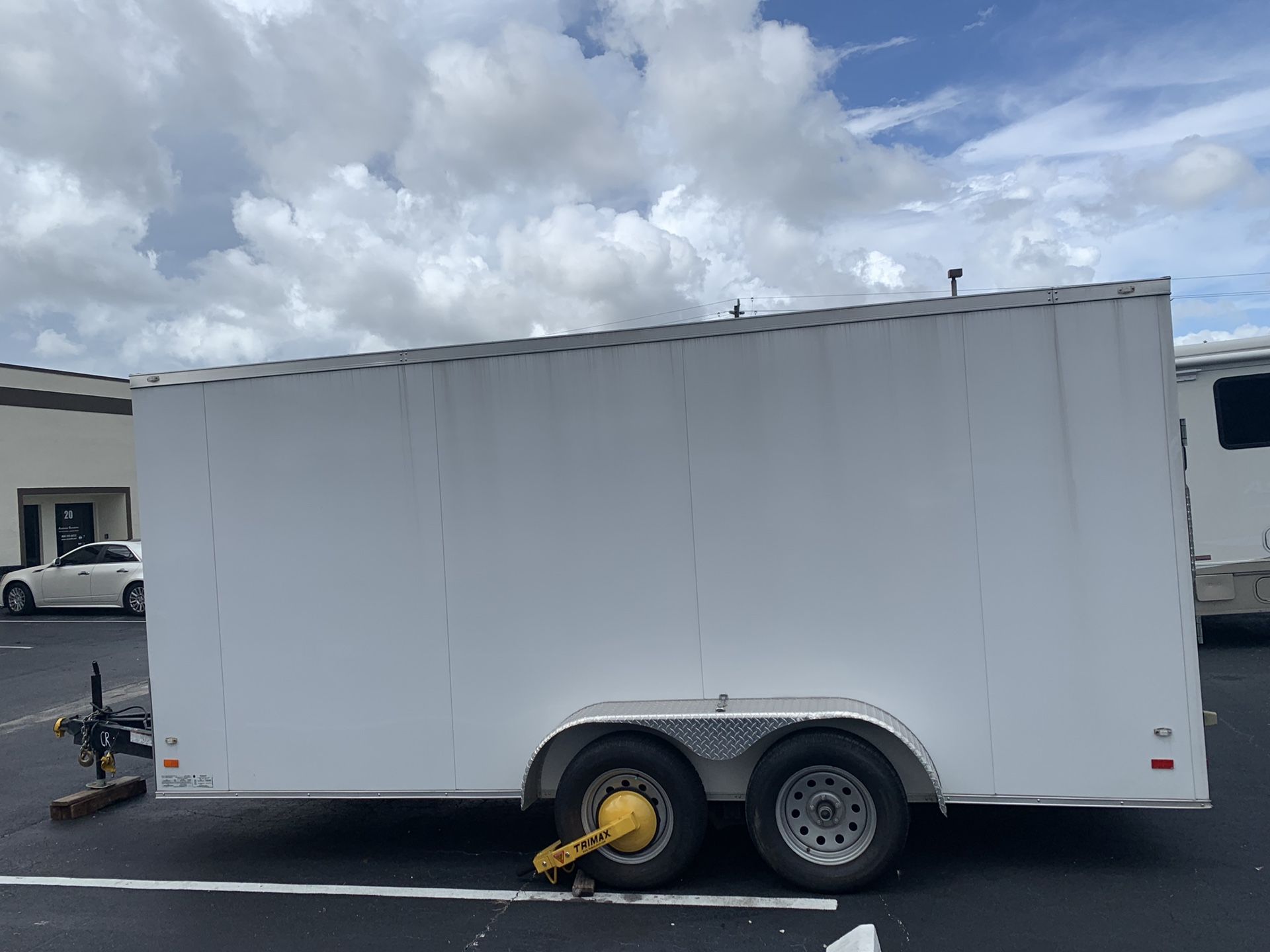 2019 Enclosed Trailer 7x18 Covered Wagon